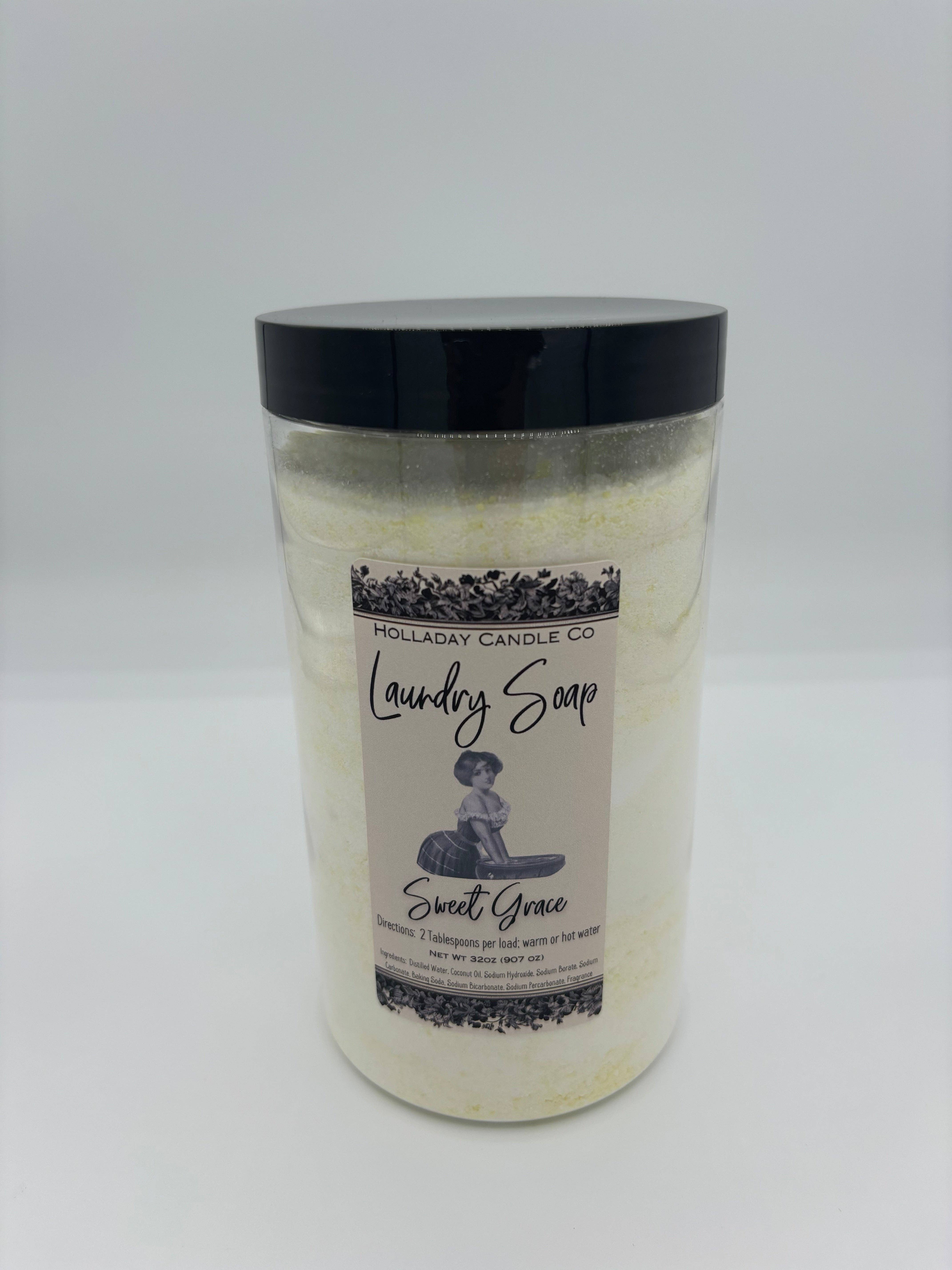 Holladaycandleco - Wholesale Wasmiddel poeder/pods - Zelfgemaakt wasmiddel geparfumeerd in Sweet Grace