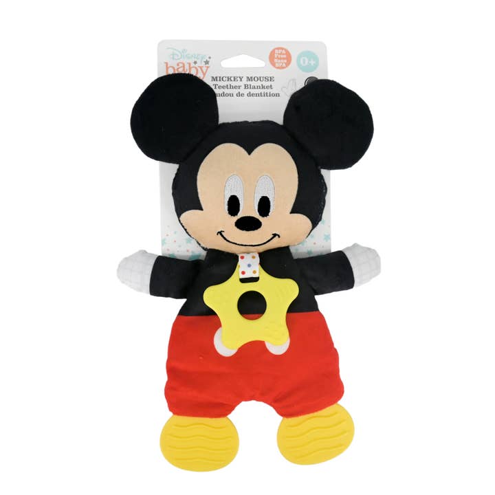 Disney Mickey Mouse Sensory Blanky with Crinkle for wholesale by Kids Preferred