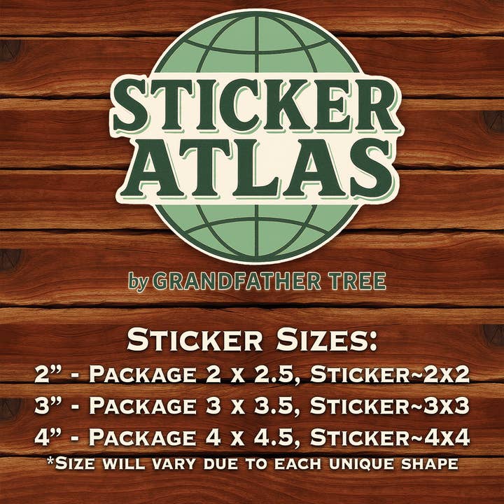 Sticker Atlas - Wholesale Sticker - Smart Donkey sticker