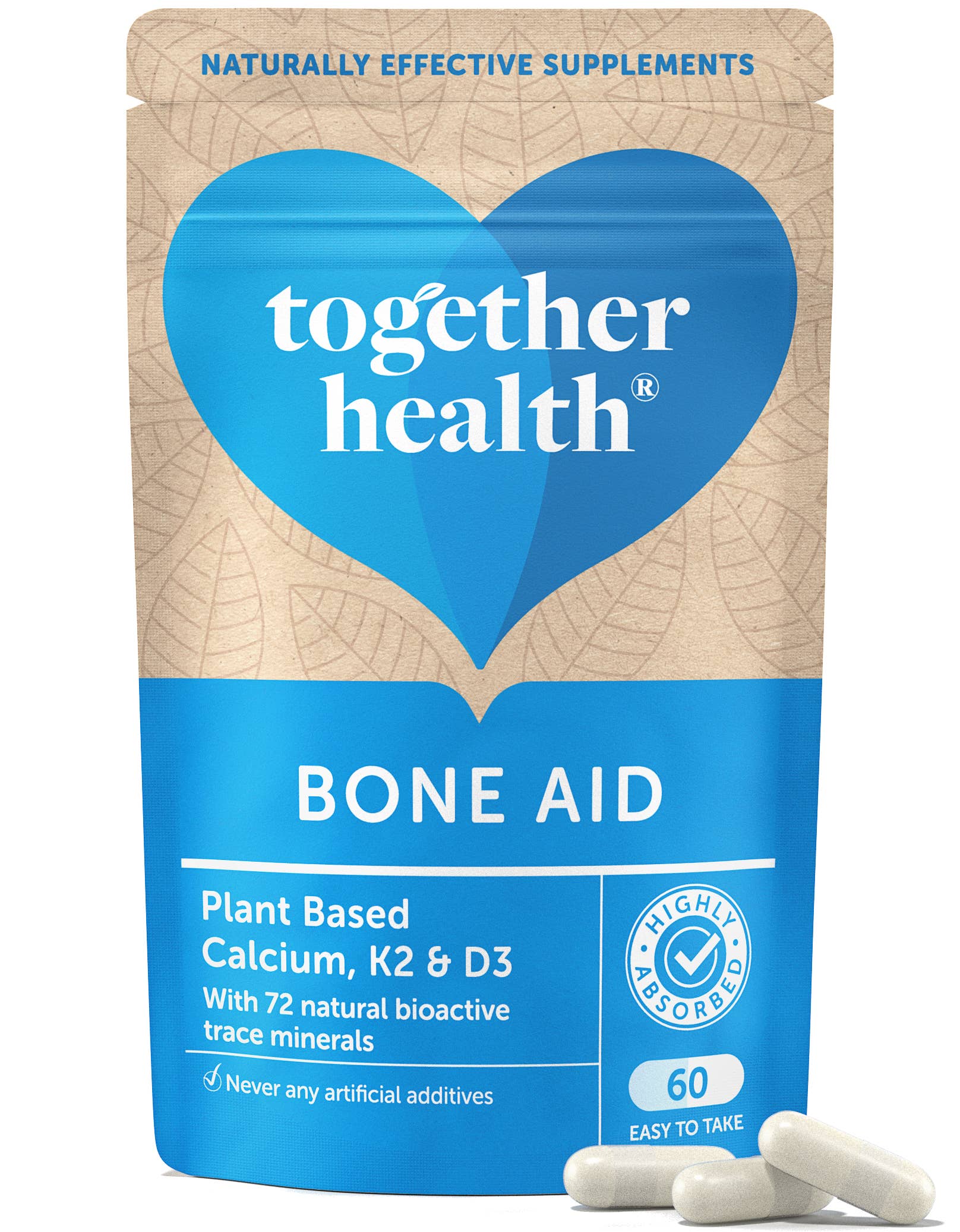 Together Health – wholesale Oral supplement/vitamin – Bone Aid – Bone Vitamins – 60 Capsules