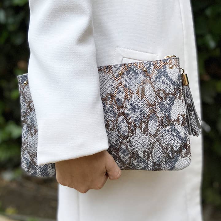 Grey Hera Double Serpi Bordeaux for wholesale on Faire1