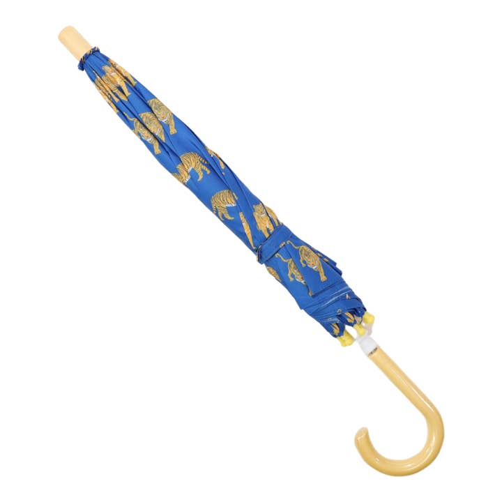 Korango Australia - Vendita all'ingrosso Ombrello - Bambini - Ombrello per bambini con stampa tigre su sfondo blu Victoria2