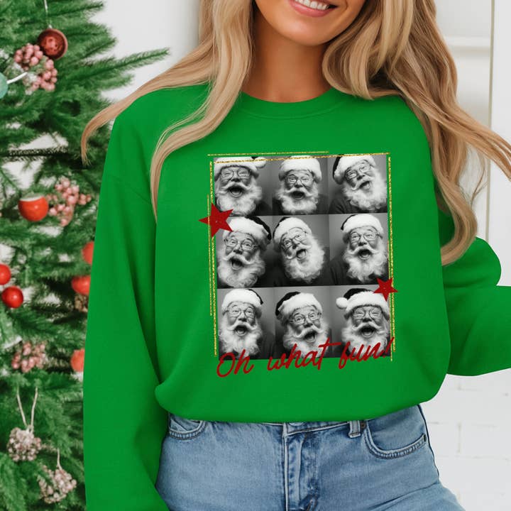 Shoppe SHC - Wholesale Graphic sweatshirt – Women’s - Oh What Fun Christmas Sweatshirt Gildan1