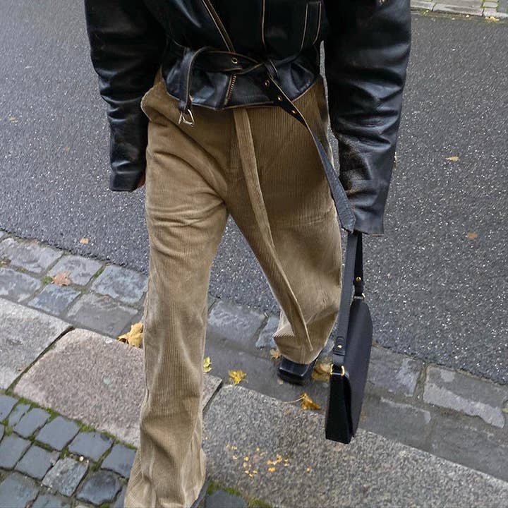 Marayn - Wholesale Pants - Women's - Vintage Corduroy Wide Leg Pants Autumn/Winter 20252