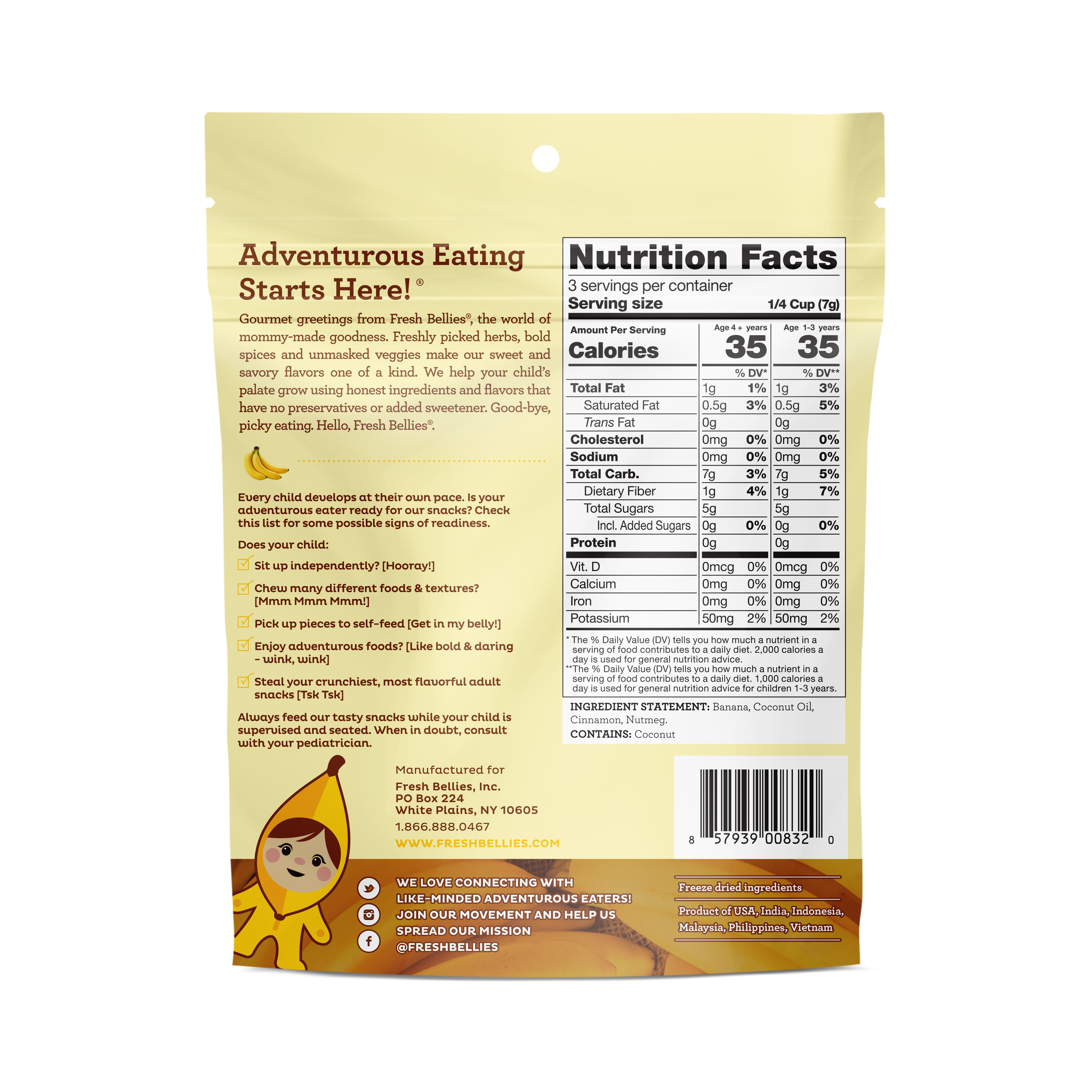 Fresh Bellies – Großhandel Getrocknete/dehydrierte Früchte – 0,75 Banana Fana Fofana2