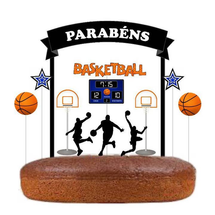 Adorei - Wholesale Cake/Cupcake Topper - Basketball Cake Topper 2