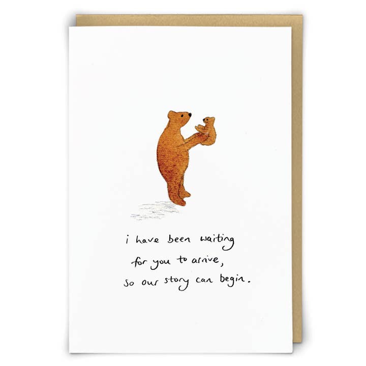 Cartão de felicitações da nossa história por atacado de Redback Cards UK