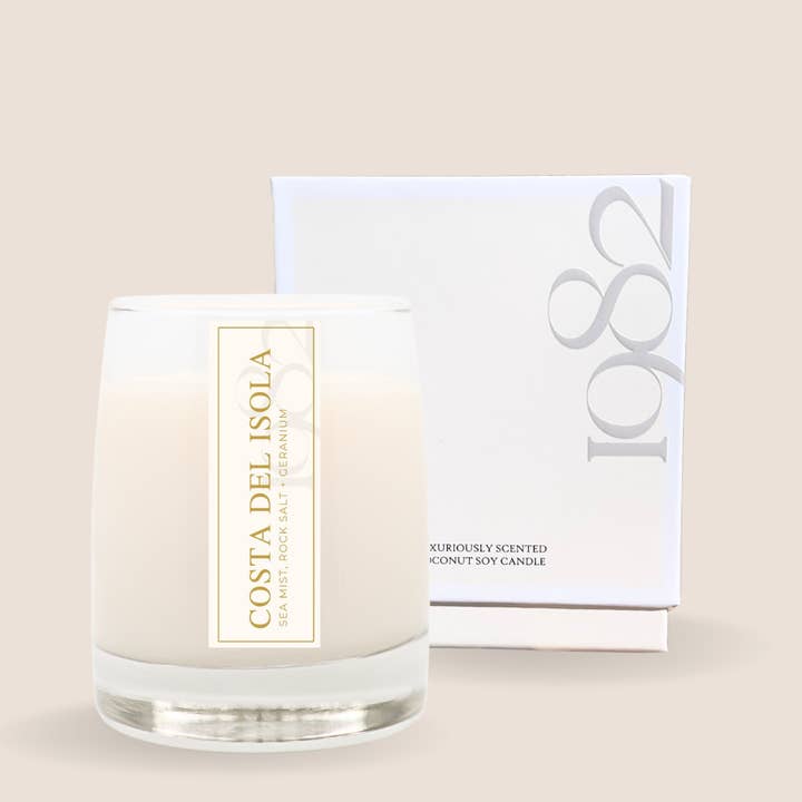 Costa De Isola (8.5 oz Single Wick) Candle for wholesale by 1982 Candle Co.