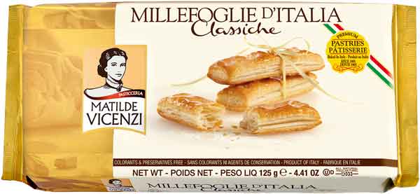 Hudson Meat Company - Wholesale Cookie - PUFF PASTRY MILLEFOGLIE CLASSIC     -     VICENZI0