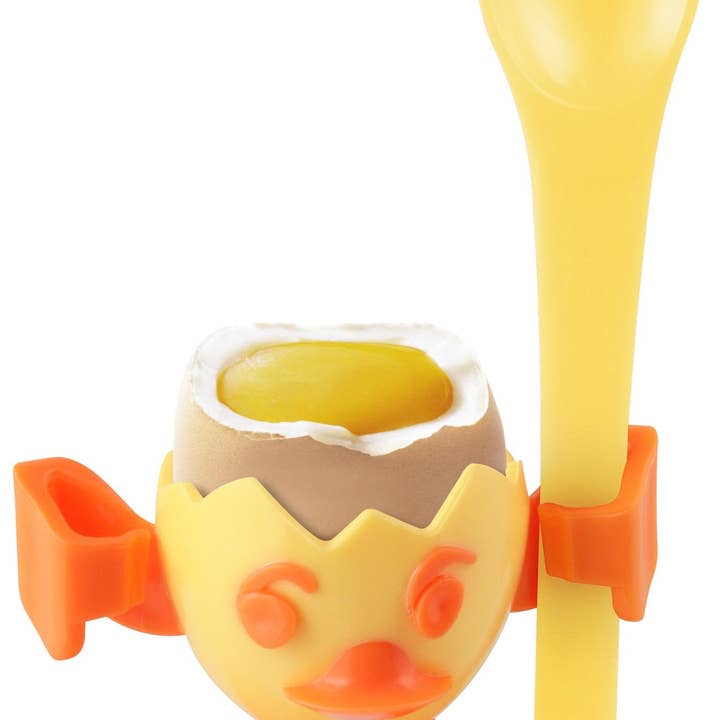 Fackelmann - Wholesale Egg cup/holder - Fackelmann Colors Edition egg cup with spoon2