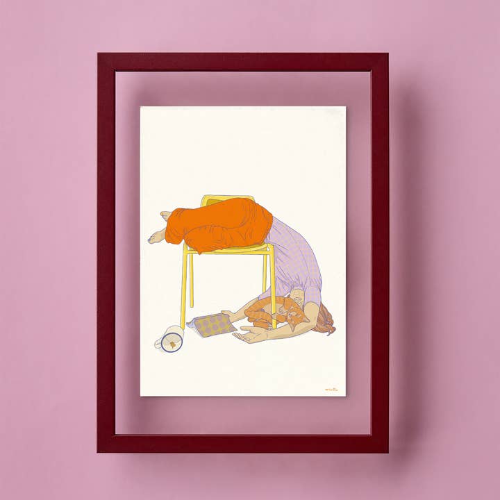 minttu illustrations - Wholesale Art Print - Art print "Not today"2