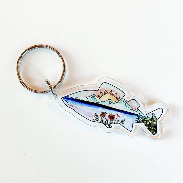 Sticker Girl - Wholesale Keychain - Unisex - Fish Keychain0