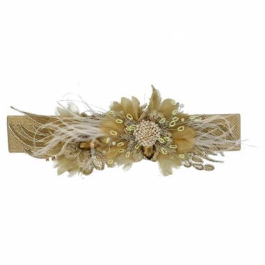 Faral.la Beiger Party-Gürtel für den Großhandel von Flormoda