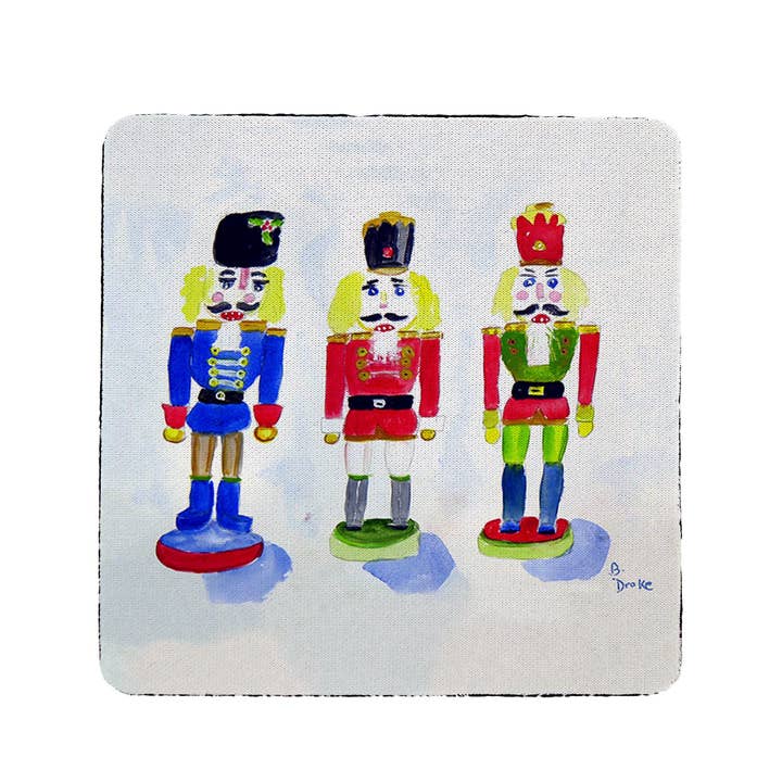 Nut Crackers Coaster Set of 4 for wholesale by Betsy Drake Interiors
