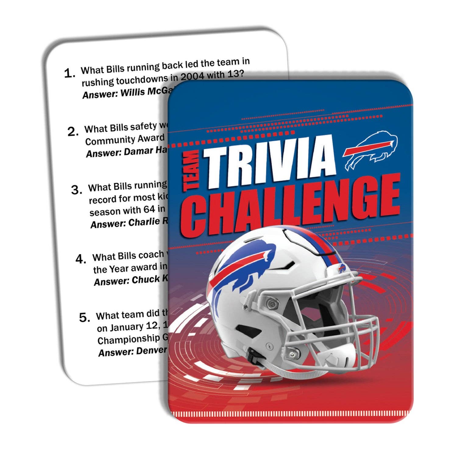 Masterpieces Puzzles - Wholesale Card Game - Buffalo Bills Trivia Challenge1