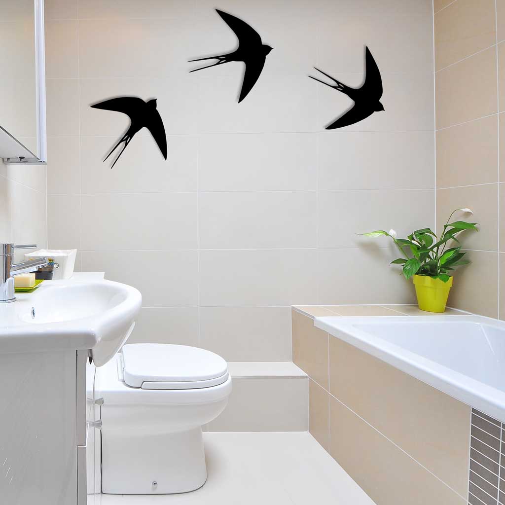 A Blackbird Sang – wholesale Wall Accent – Bird - Swallow8