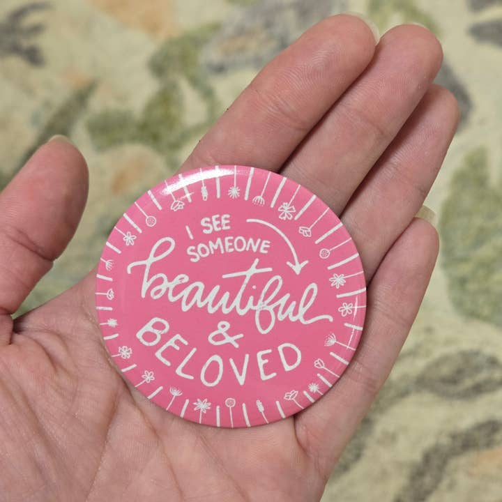 Pink Salt Riot - Wholesale Compact Mirror - Beautiful & Beloved Pocket Mirror2