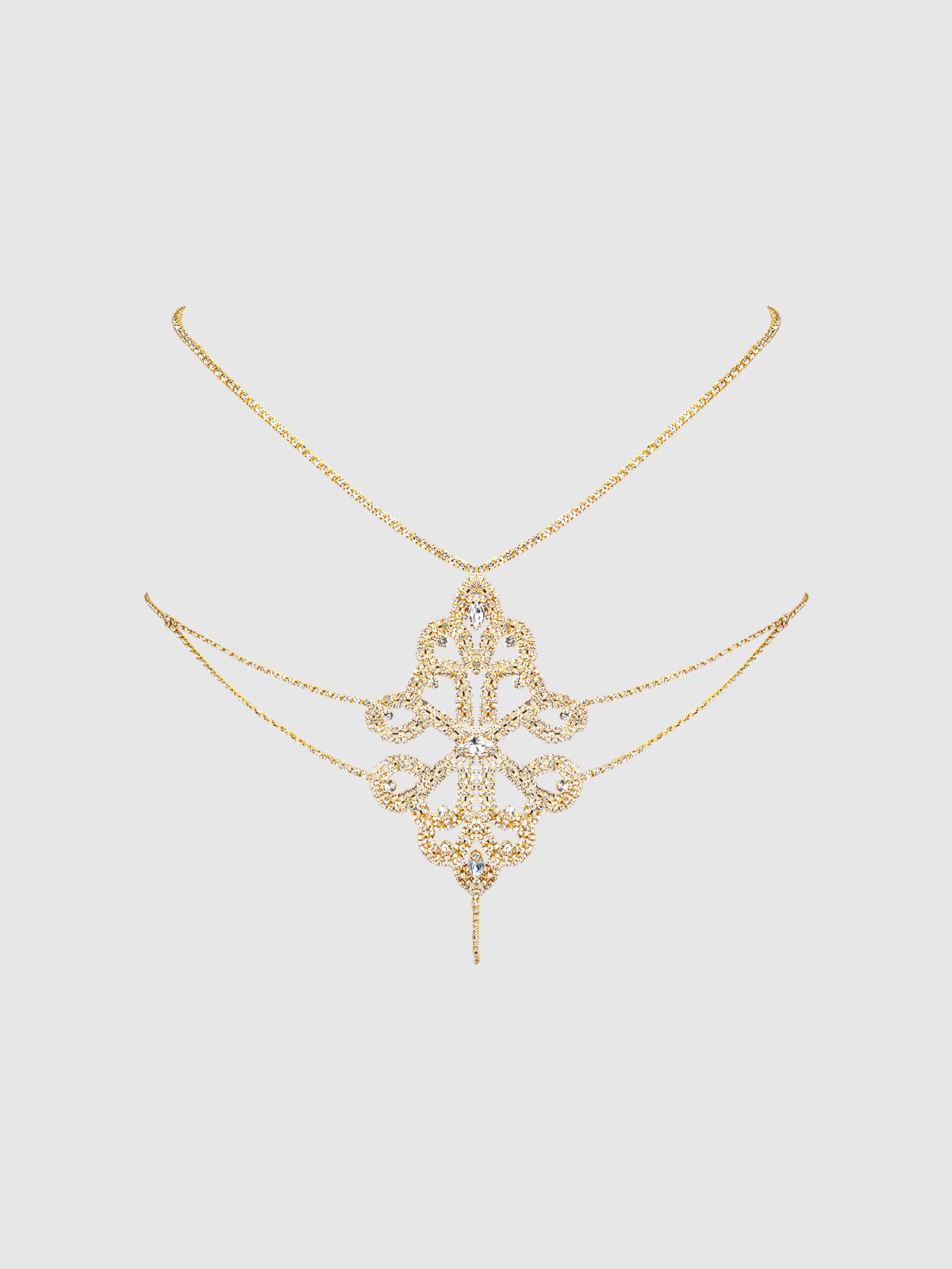 House of Desire - Wholesale Jewelry Set - RHINESTONE SWIRL KNOT PANTY6