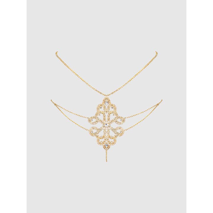 House of Desire - Wholesale Jewelry Set - RHINESTONE SWIRL KNOT PANTY6