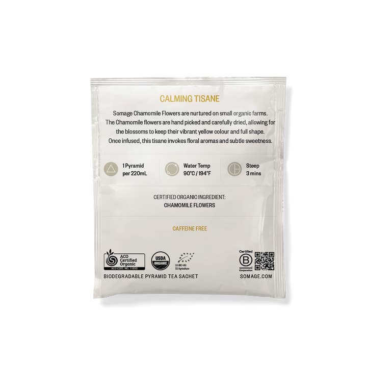 Somage - Wholesale Tea bags - Chamomile Pyramid Sachet