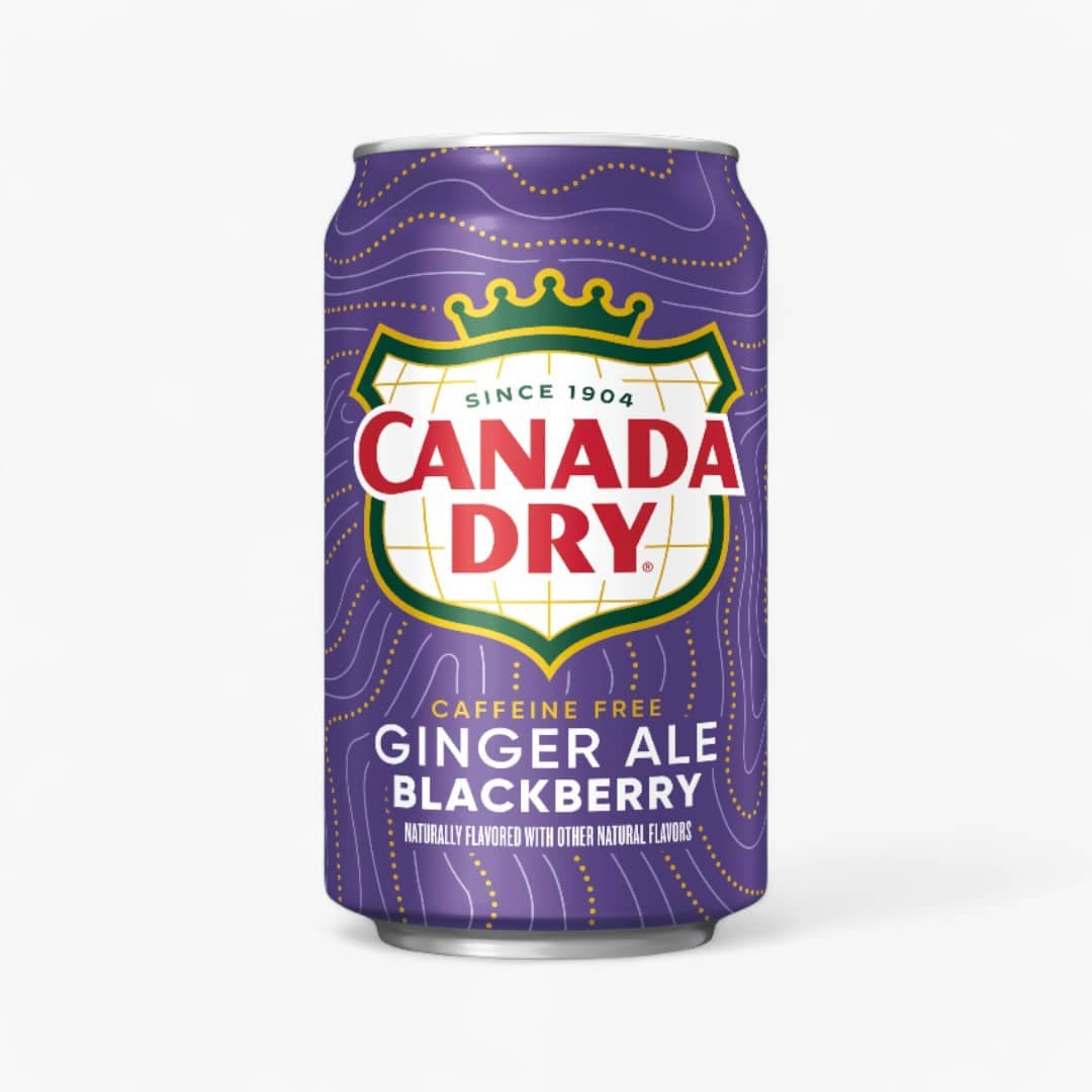 L&F Universal Goods - Vente Sodas/boissons gazeuses - Canada Dry Ginger Ale à la Mûre 2 x 12 canettes de 355 ml0