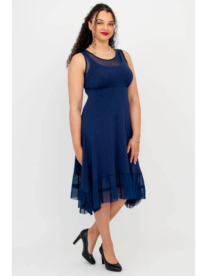 Blue Sky Clothing Co LLC - Vendita all'ingrosso Vestito - Donna - Abito Danube, indaco, bambù11