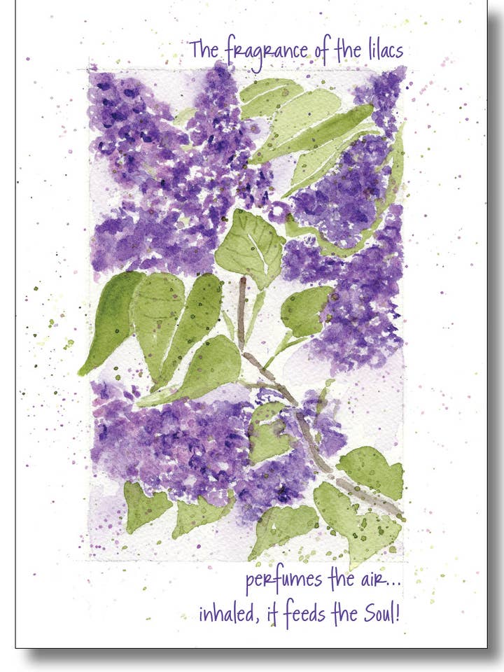 Violette Flieder für den Großhandel von WORDS & WATERCOLORS BY PEG CONLEY