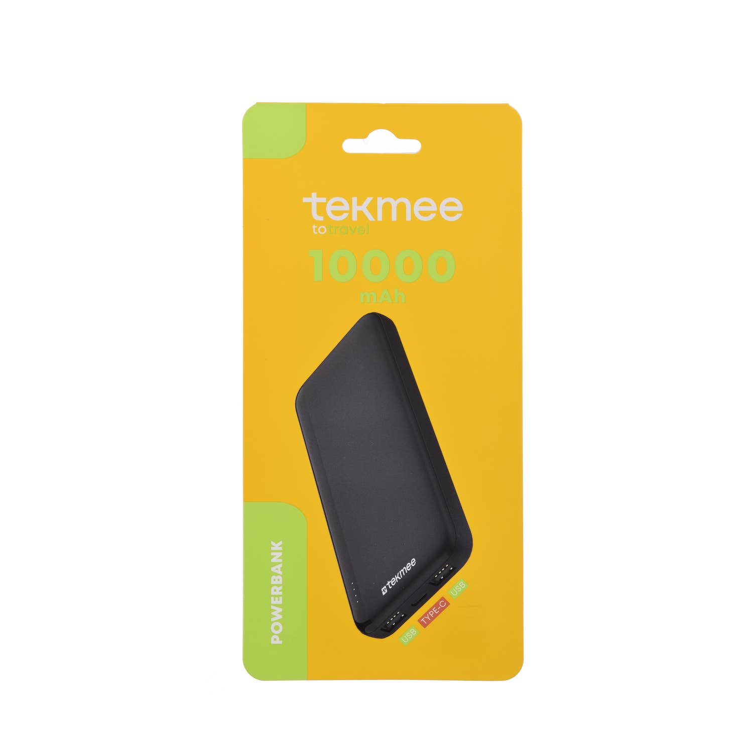 Tekmee - Vente Chargeurs portables - Batterie Externe 10 000mAh – 2 Ports USB & 1 Type-C0