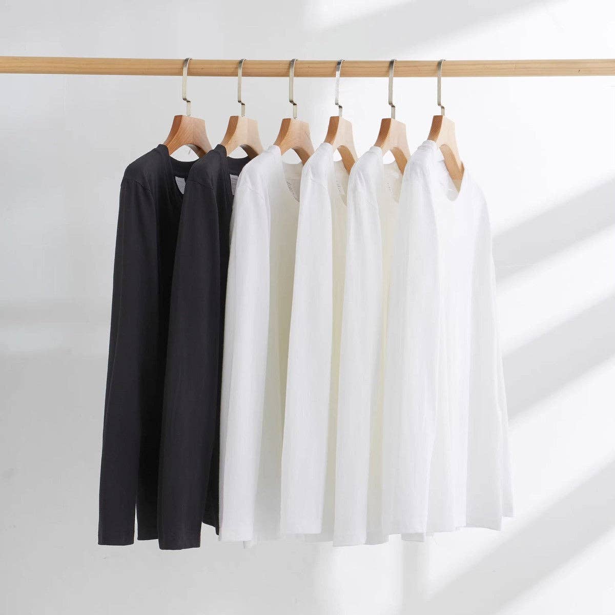 SALINA TRADING INC - Vente T-shirt – femme - T-shirt à manches longues uni en coton 230 g4