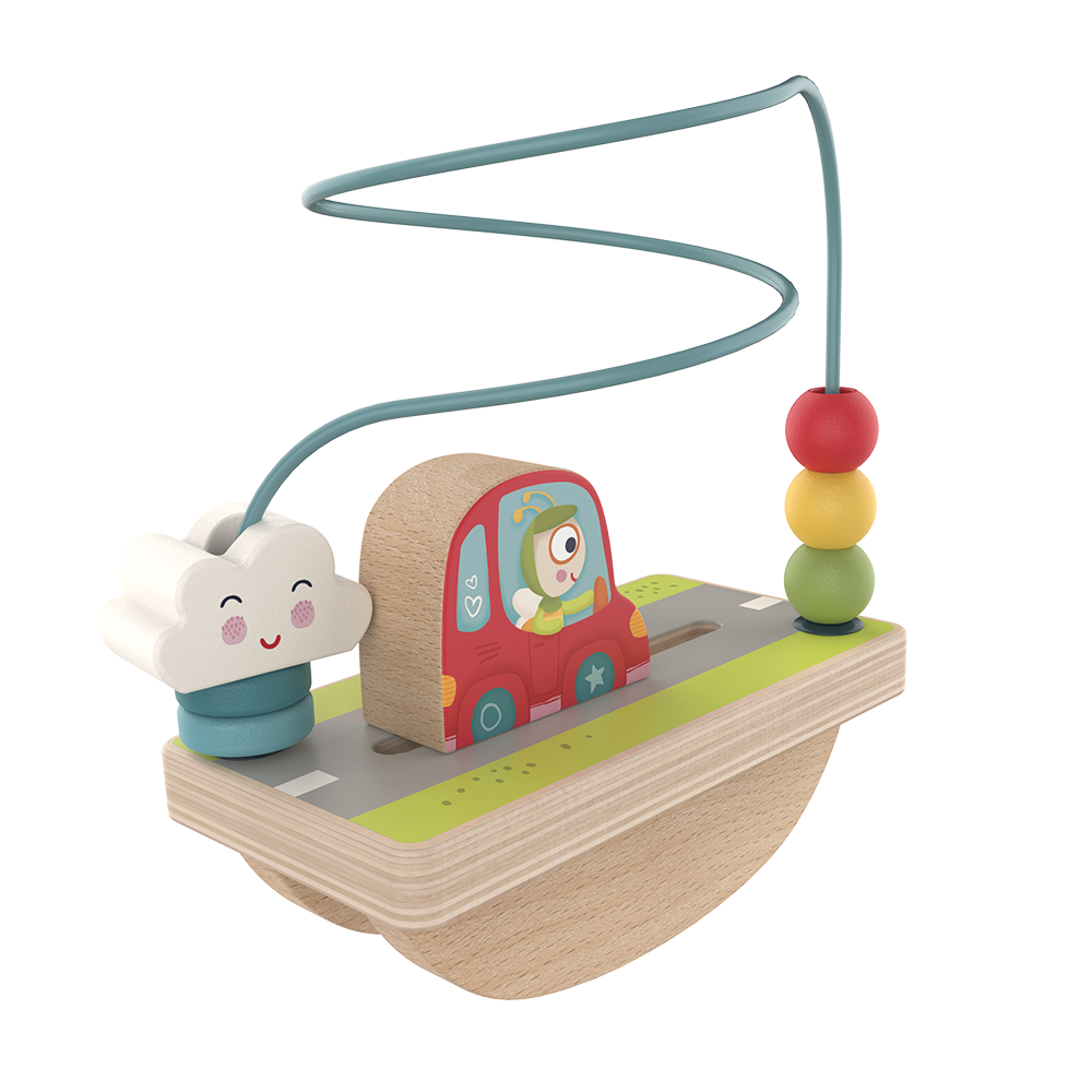 Bababoo and friends® - Wholesale Wood Toy - Kids - Miss Mali's Joyride Bead Maze [12+ Months]1