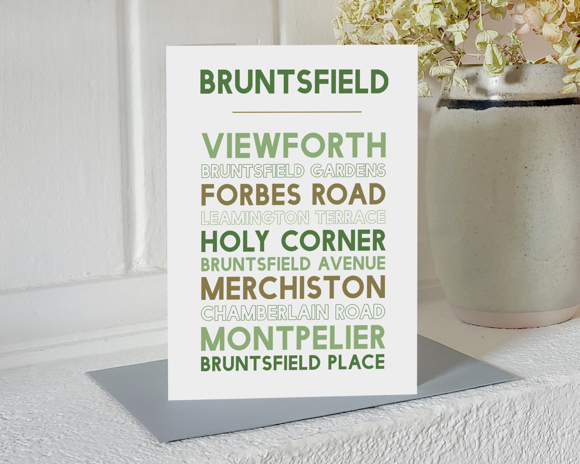 Ingletop - Wholesale Everyday Greeting Card - Customised Local Area Card1