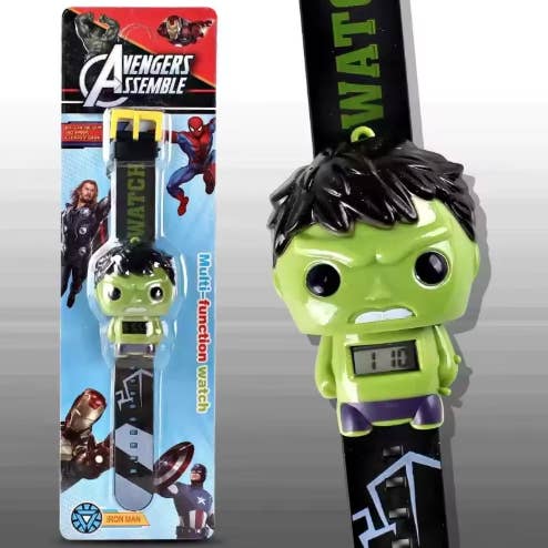 CANDYLO - Wholesale Wrist Watch - Kids - Children's Watch Cartoon Deformation Toy Watch Spiderman