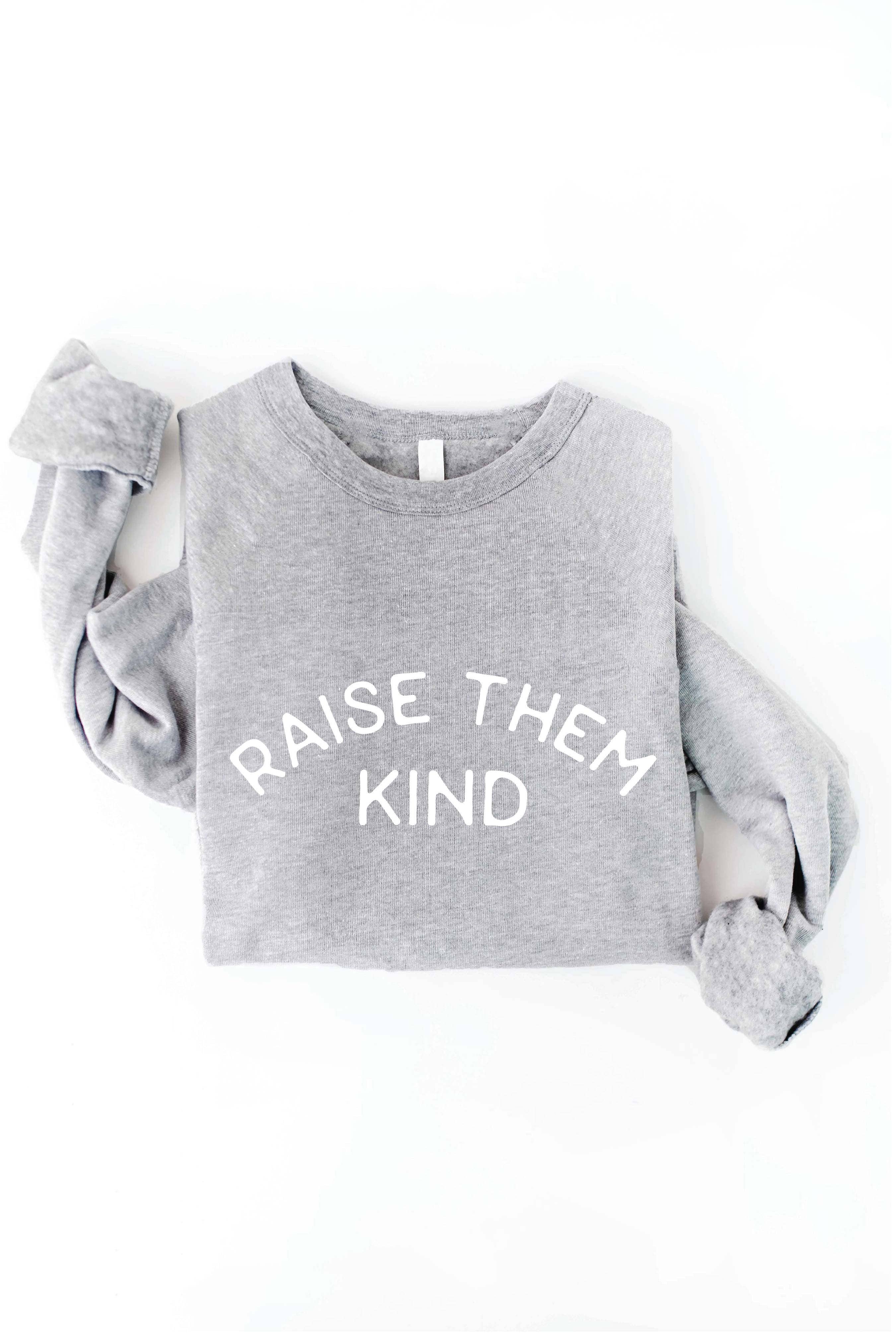 OAT COLLECTIVE - Wholesale Graphic Sweatshirt - Women's - RAISE THEM KIND Graphic Sweatshirt10