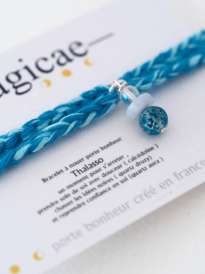THALASSO tie-on good luck bracelet for wholesale by Magicae