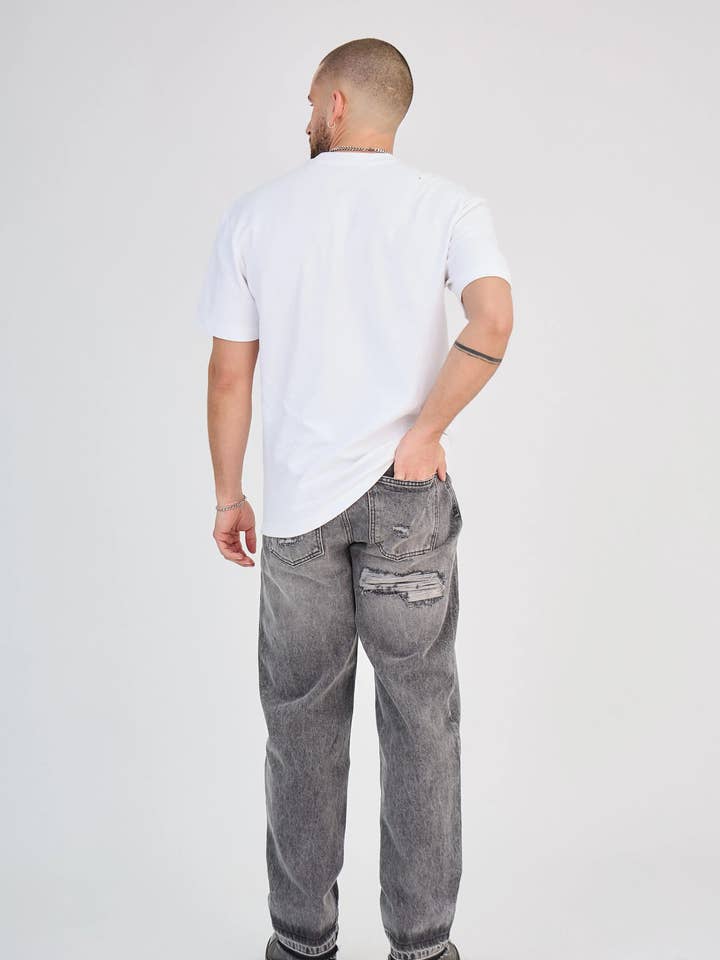 TOP MONDAY - Vente Jean – homme - Jean Gris Décoloré7