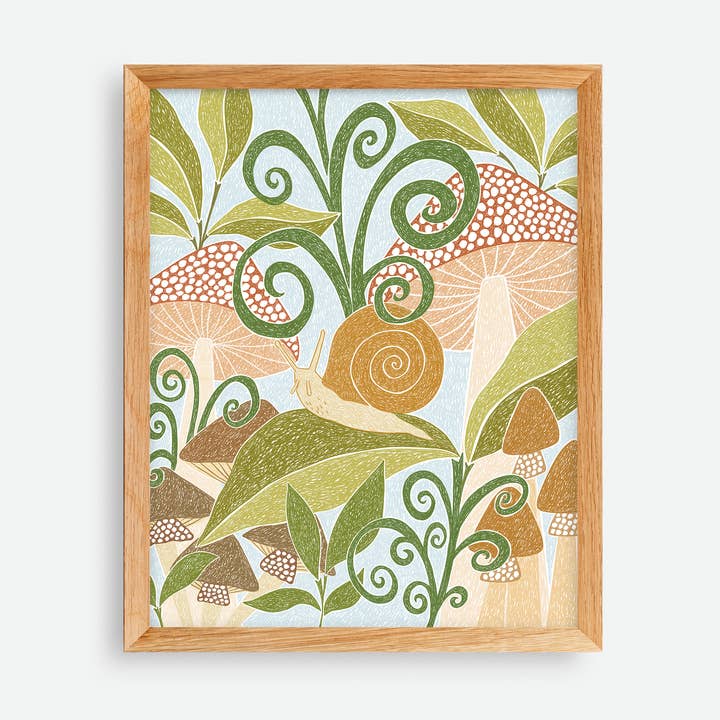 Une impression d'art d'un monde de merveilles pour la vente par Quiet Lines Design