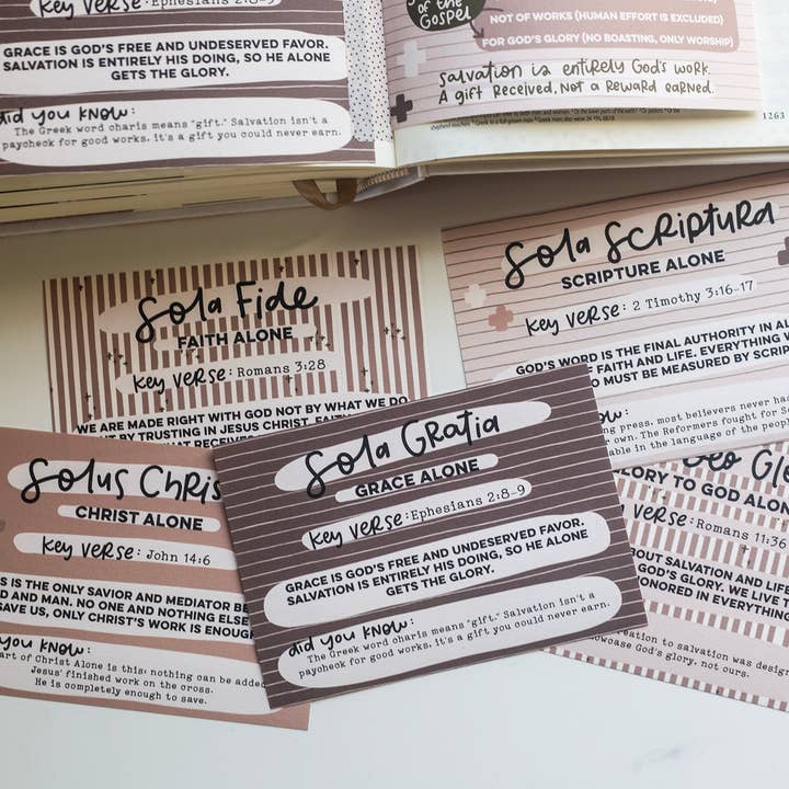 Solas Statements Mini Tip-in Sheet Bundle (Set of 5) for wholesale by Kingfolk Co