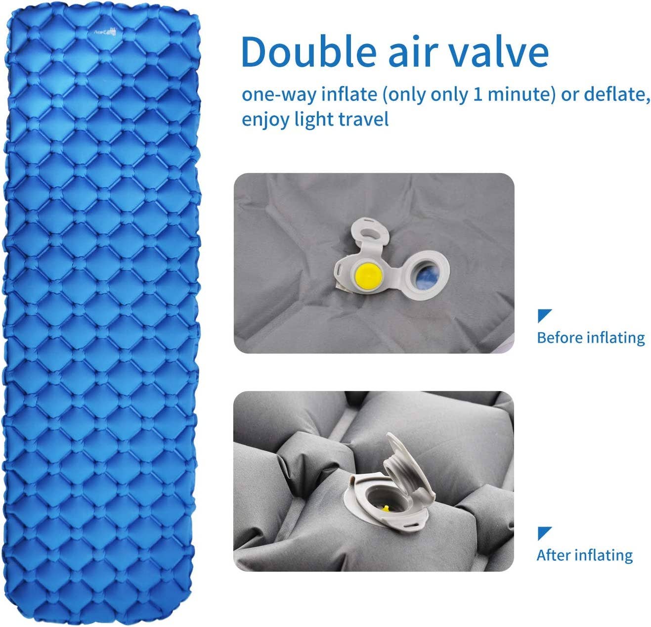 AceCamp - Wholesale Sleeping Bag - Kids - AceCamp 2 in 1 Ultralight Inflatable Sleeping Pad3