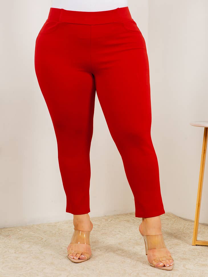 Shop Set of 2 - Cropped Cotton Shaping leggings Online