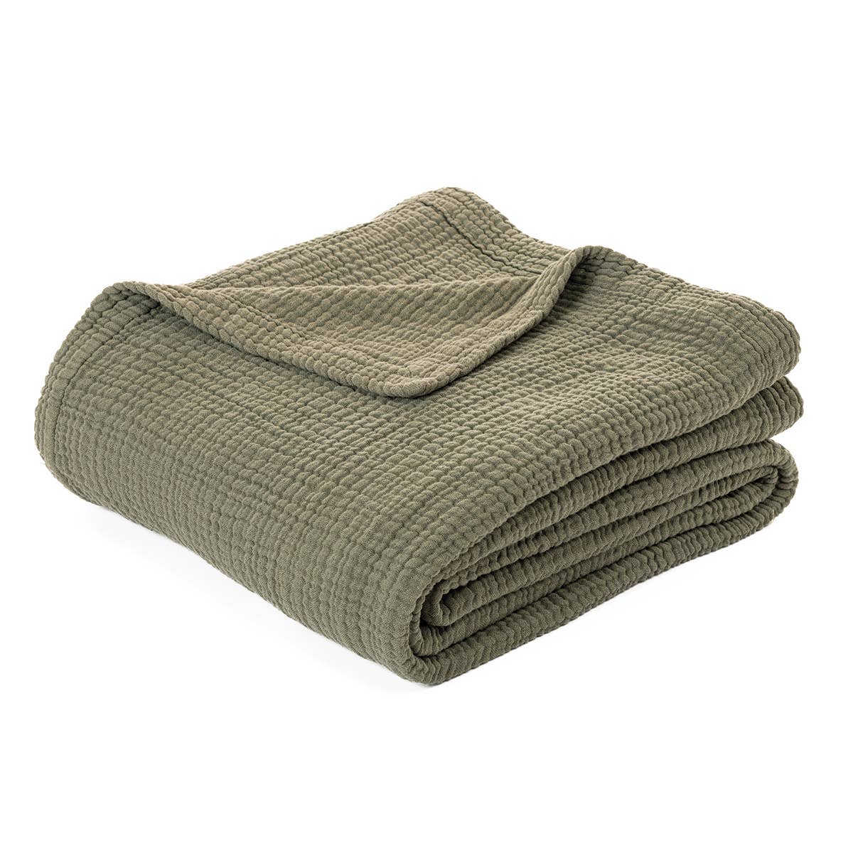 Brunelli - Wholesale Throw Blanket - Popeye olive throw0
