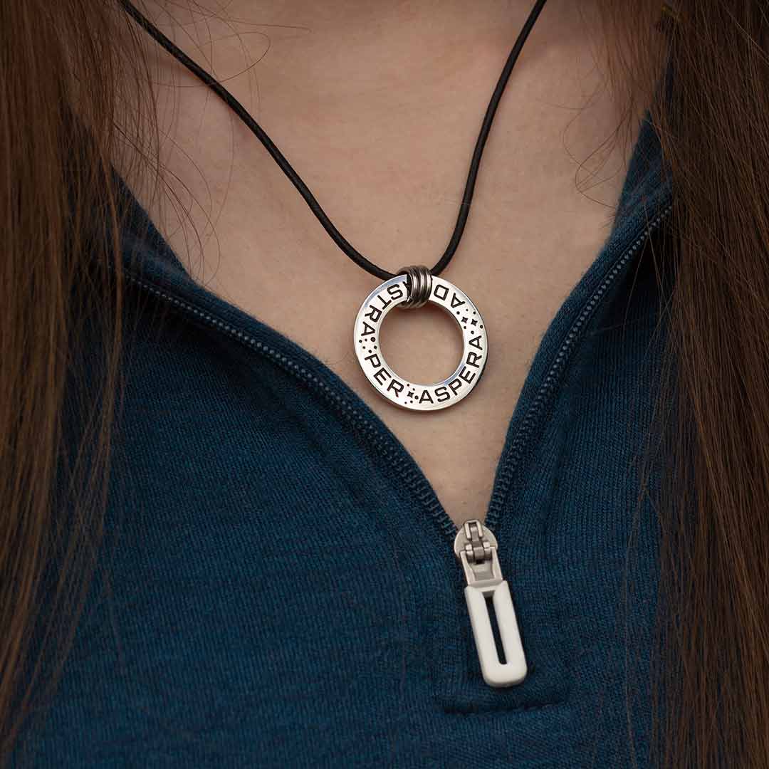 Boutique Academia - Wholesale Pendant/Charm Necklace - Ad Astra Per Aspera Necklace1