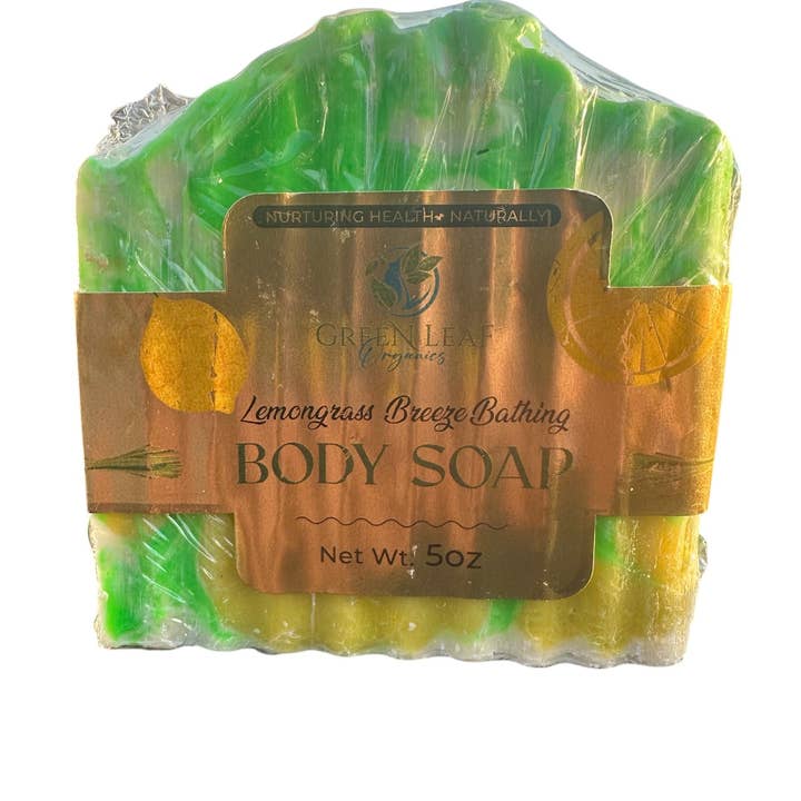Citroengras Bries Badzeep voor wholesale door Green Leaf Organics