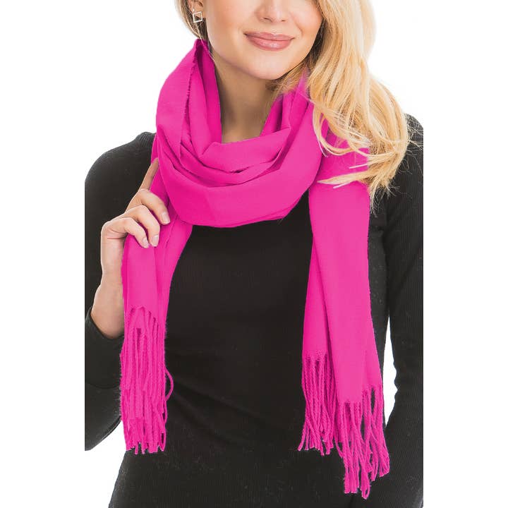 Cap Zone - Wholesale Scarf - Women's - Oversized Fuzzy Twist Oblong Wrap Shawl Scarf