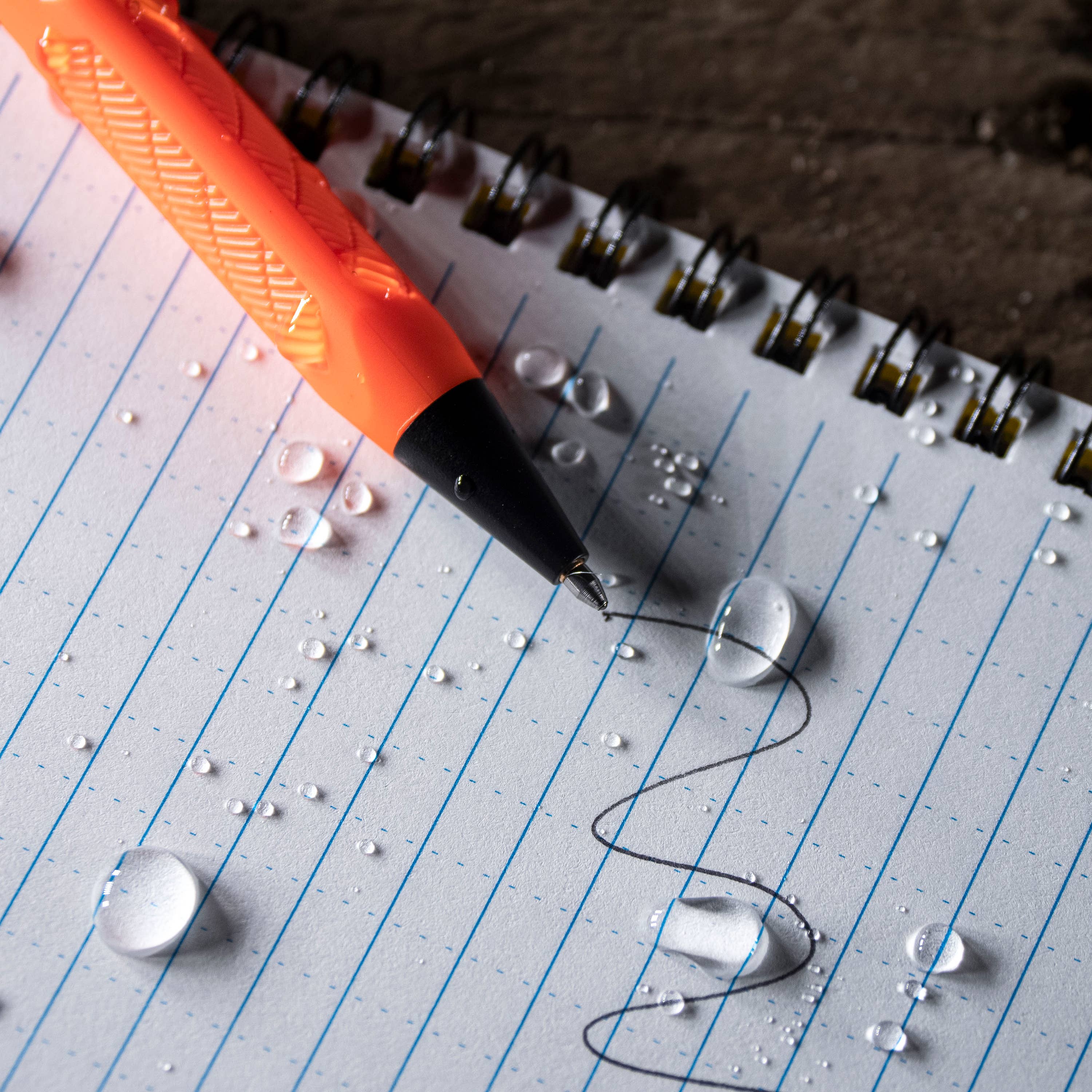 Rite in the Rain - Vente Stylos - Mini stylo à verrou, orange2