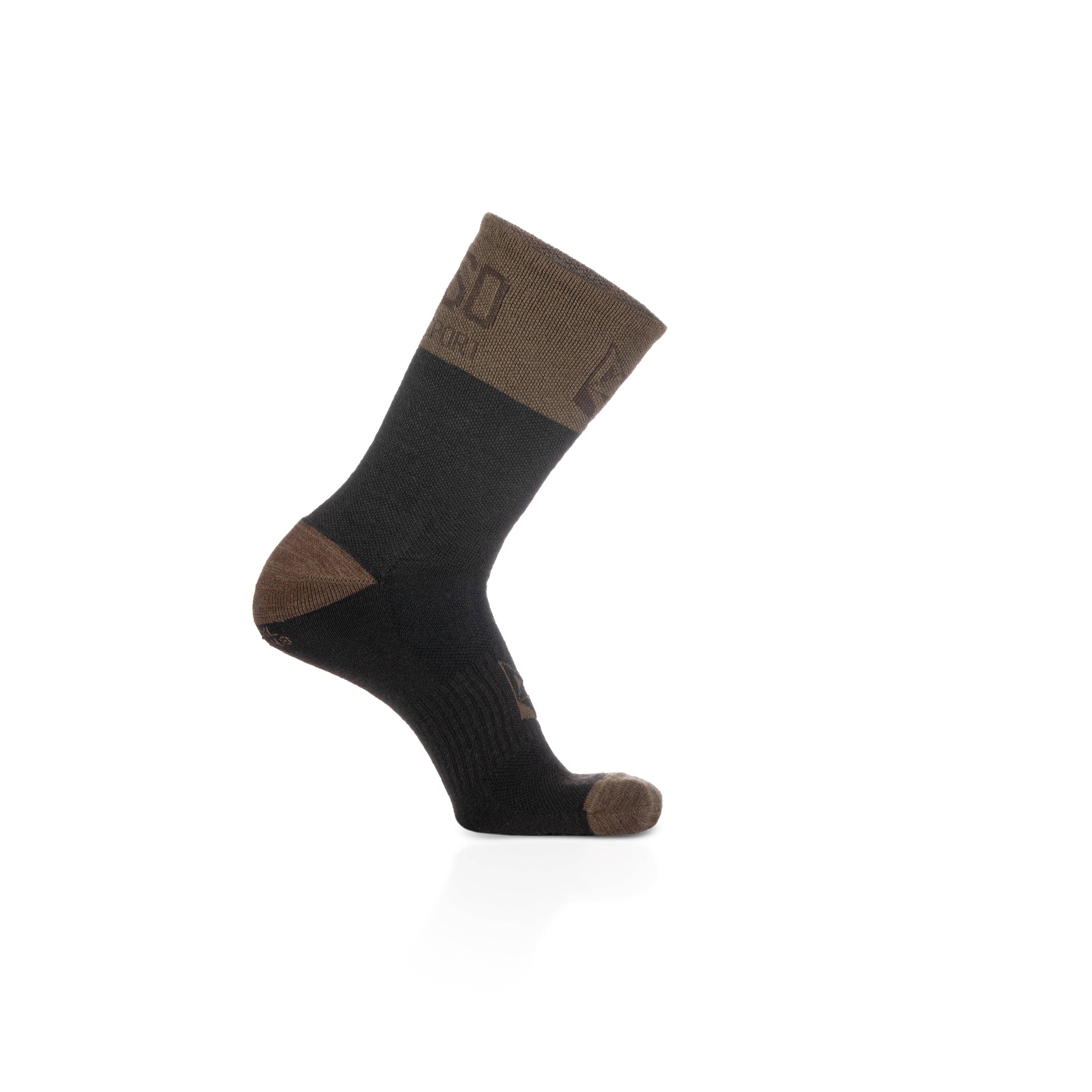 OTSO - Vendita all'ingrosso Calzini - Unisex - Calzini in Lana Merino a Taglio Alto Brown Trunk12