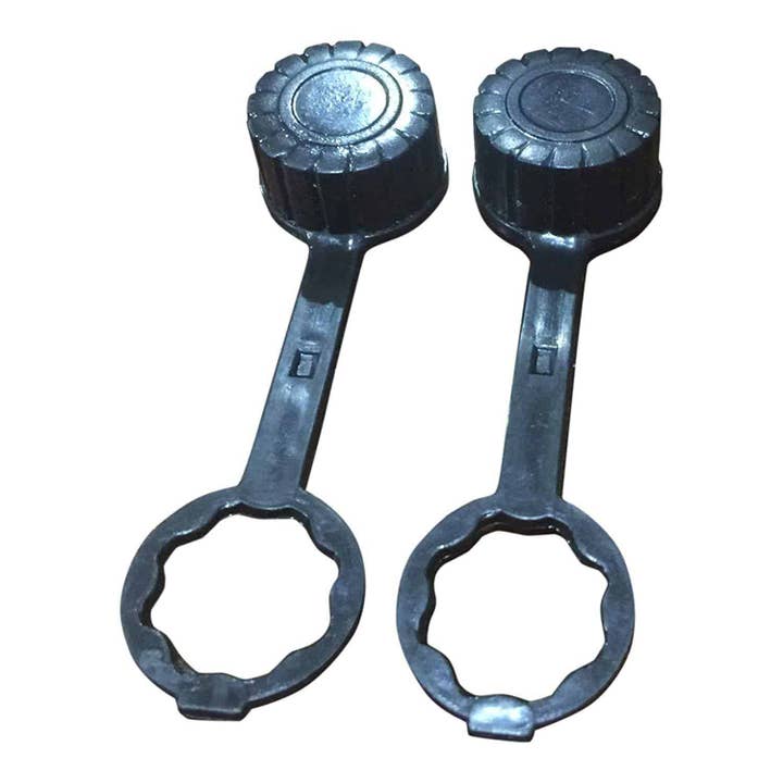 KP Kool Products - Wholesale Handy tool - 2 Rear Vent Screw Caps for Replacement Gas Can - Includes Rubber Gasket3