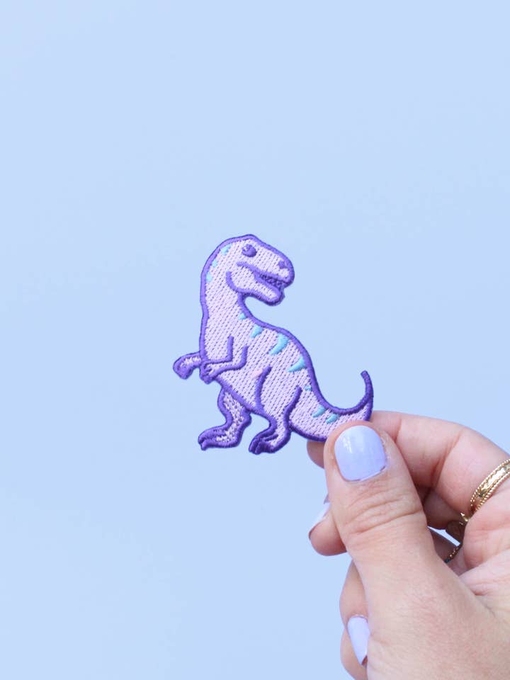 Iron-On Patch T-Rex for wholesale by MALICIEUSE