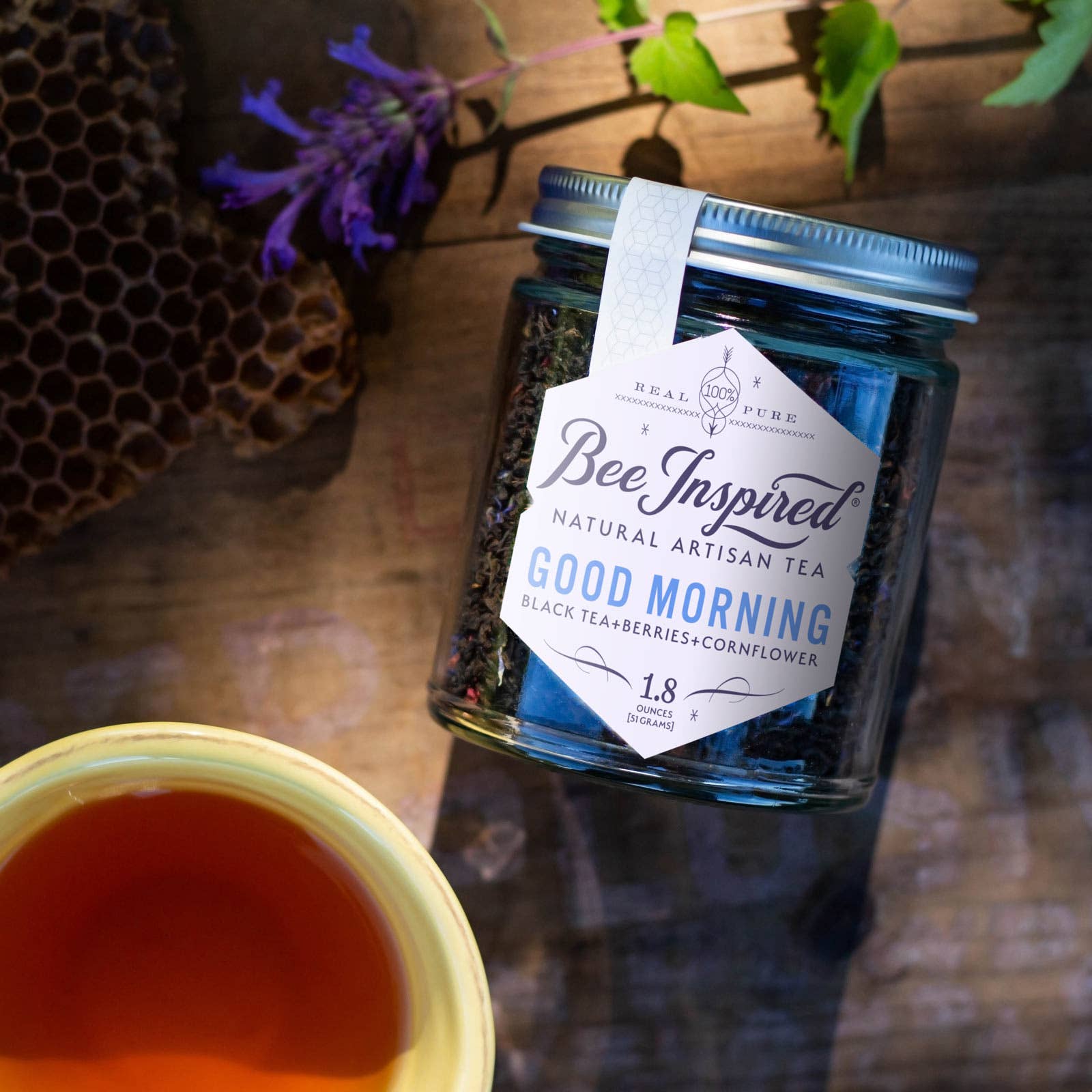 Bee Inspired - Wholesale Loose Tea - Good Morning Tea | Loose-Leaf Black Tea, Berries, Cornflower2