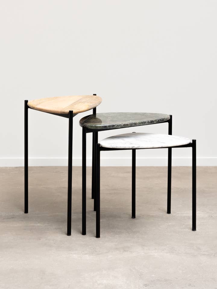 S/3 nesting table Calva for wholesale by Chehoma USA