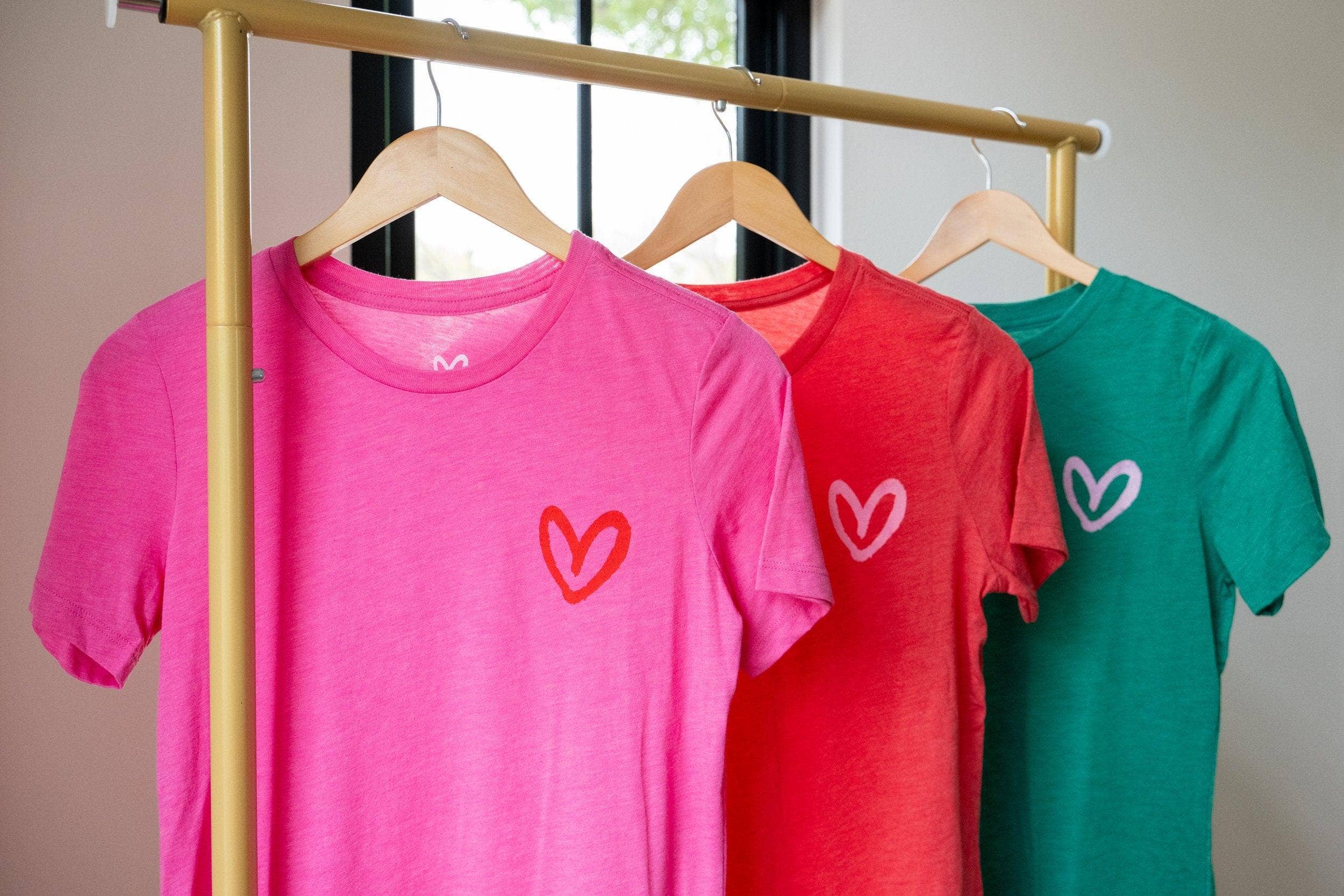 House of Shan, INC - Wholesale Screen Printed T-Shirt - Women's - Women's Imperfect Heart Tee3